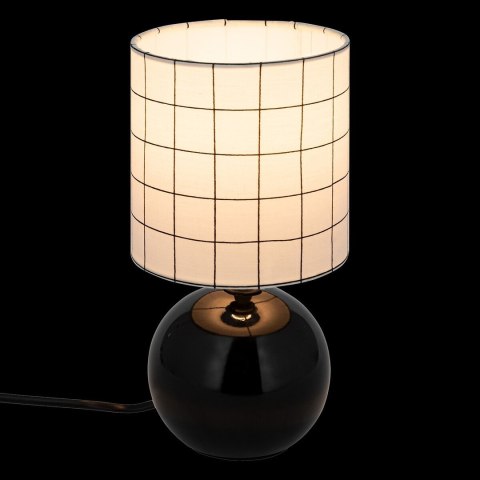 Lampka stołowa Timeo W kratkę 25 cm