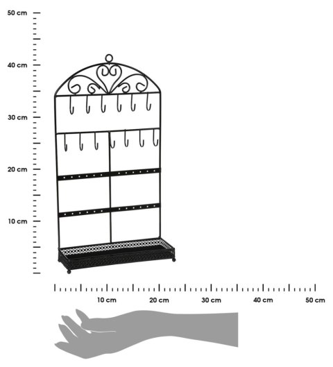 Metalowy stojak na biżuterię Black Tia