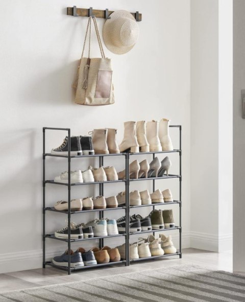 Modułowa szafka na buty szary 173 cm