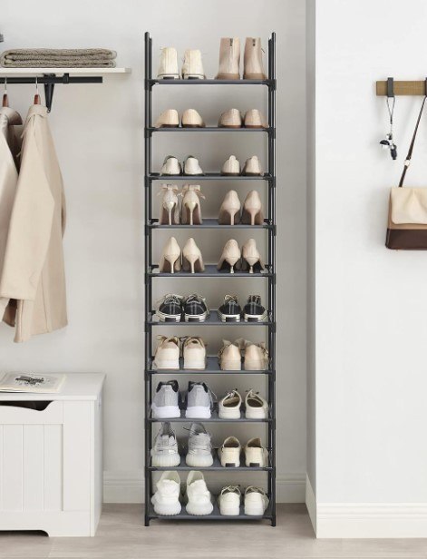 Modułowa szafka na buty szary 173 cm