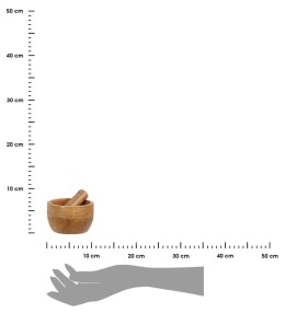 Moździerz z tłuczkiem drewno mango