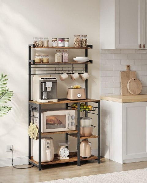 Regał kuchenny z listwą zasilającą LOFT