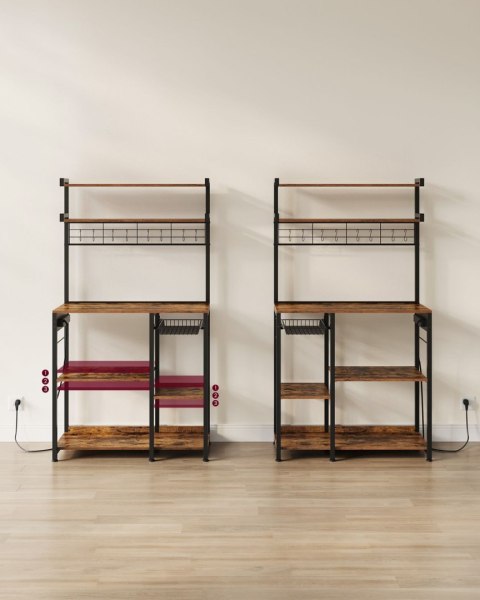 Regał kuchenny z listwą zasilającą LOFT