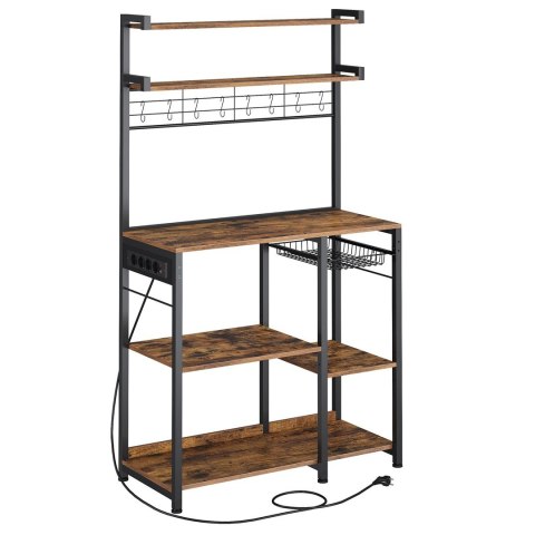 Regał kuchenny z listwą zasilającą LOFT