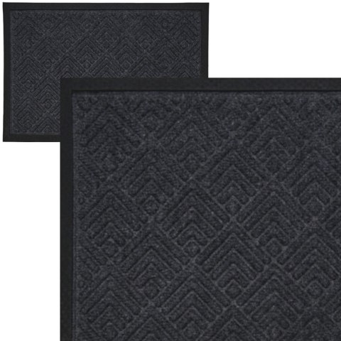 Wycieraczka do butów 60x40 cm ciemny szary