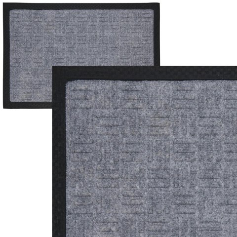 Wycieraczka do butów 60x40 cm jasny szary