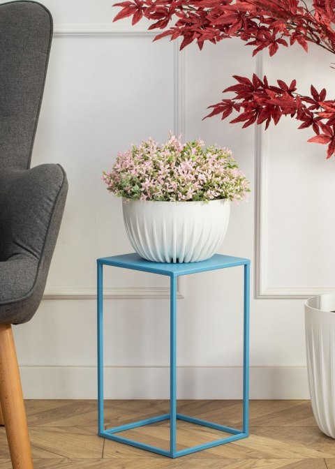 Błękitny kwietnik stojący 40 cm