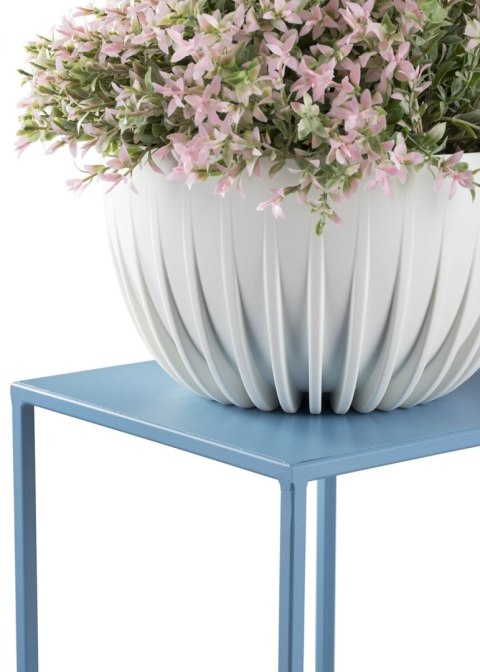 Błękitny kwietnik stojący 70 cm