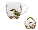 Porcelanowy kubek Animals Dzięcioł 460 ml