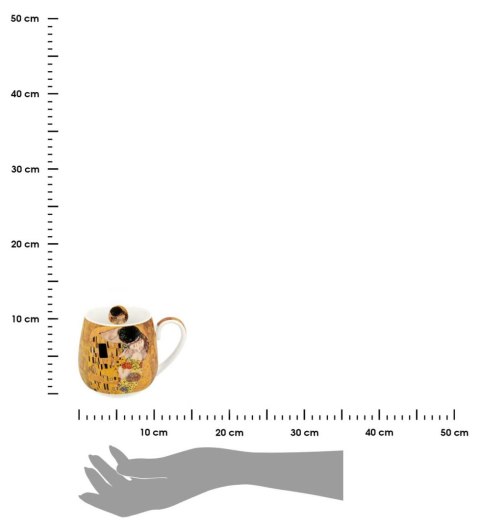 Porcelanowy kubek baryłka Klimt The Kiss 430 ml