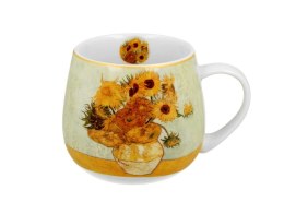 Porcelanowy kubek baryłka Van Gogh Sunflowers 430 ml