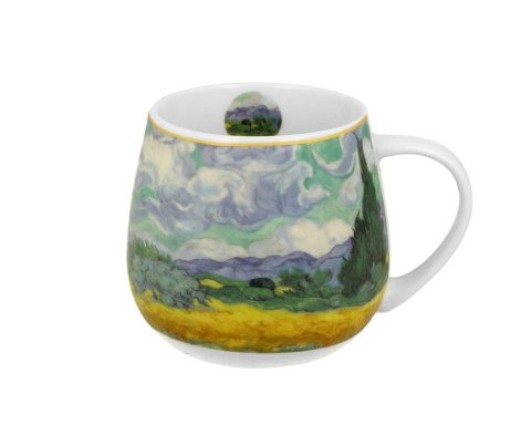 Porcelanowy kubek baryłka Van Gogh Wheat Field 430 ml