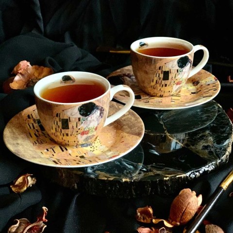 Zestaw 2 filiżanek Klimt The Kiss 250 ml