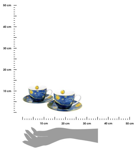 Zestaw 2 filiżanek Van Gogh Starry Night 250 ml