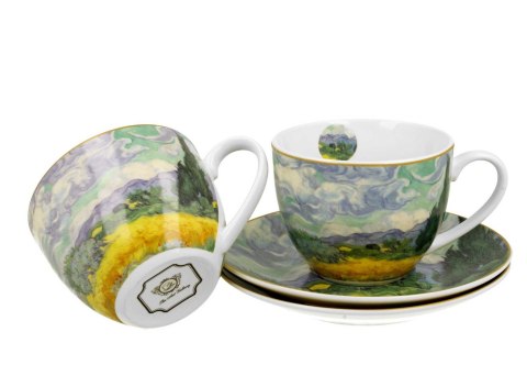 Zestaw 2 filiżanek Van Gogh Wheat Field 250 ml