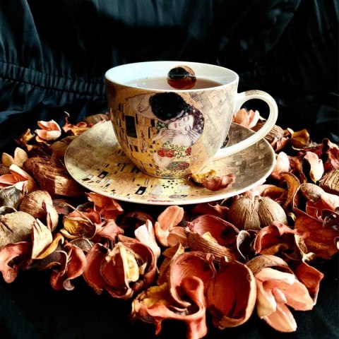 Zestaw 2 filiżanek espresso Klimt The Kiss 90 ml