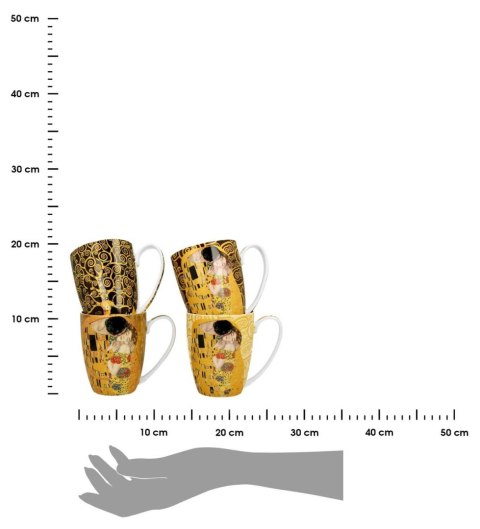 Zestaw 4 kubków Klimt 350 ml