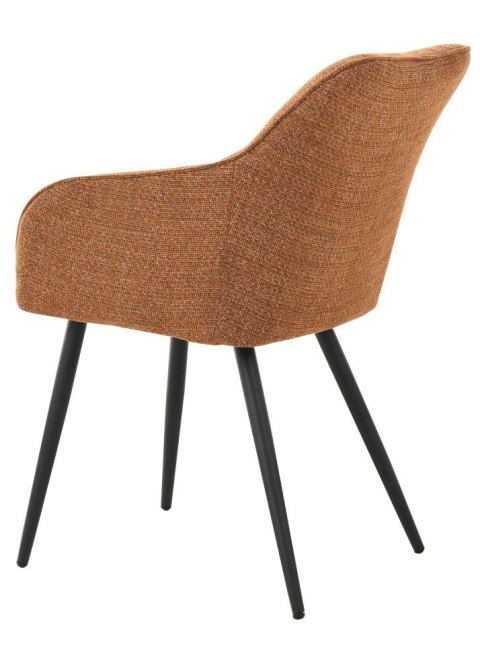 2 krzesła tapicerowane EREINA miedziane