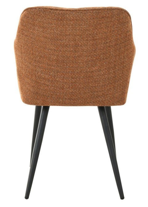 2 krzesła tapicerowane EREINA miedziane