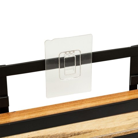 Dwupoziomowa półka łazienkowa Blackacia