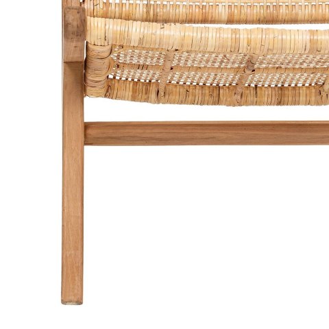 Fotel z plecionym siedziskiem Timor