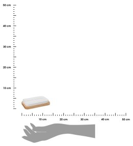 Mydelniczka łazienkowa Natureo Biała