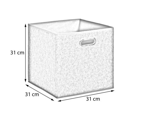 Pojemnik tekstylny Naturalis 31x31 cm