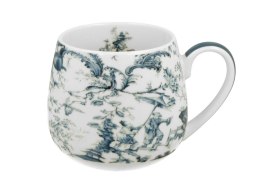 Porcelanowy kubek baryłka ORIENT BLUE 430 ml