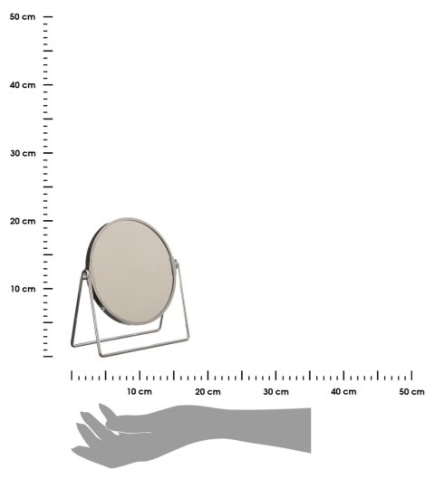 Składane lusterko kosmetyczne Silver