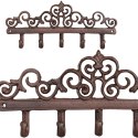Wieszak żeliwny wiktoriański 32 cm