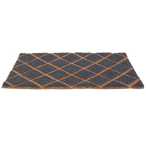 Wycieraczka z włókna kokosowego z geometrycznym wzorem 75x45 cm