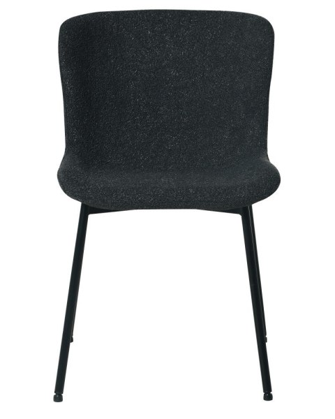 2 krzesła tapicerowane SABLE grafitowe