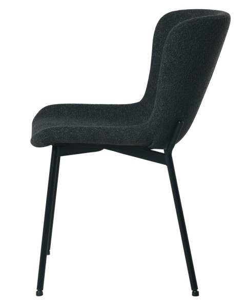 2 krzesła tapicerowane SABLE grafitowe