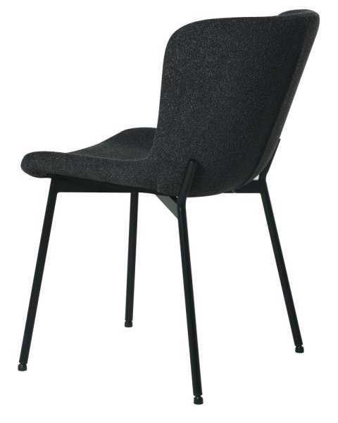 2 krzesła tapicerowane SABLE grafitowe