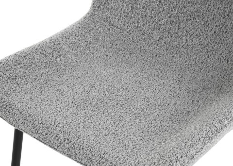 2 krzesła tapicerowane SABLE jasnoszare