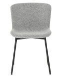 2 krzesła tapicerowane SABLE jasnoszare