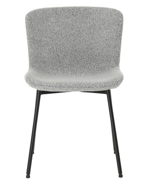 2 krzesła tapicerowane SABLE jasnoszare