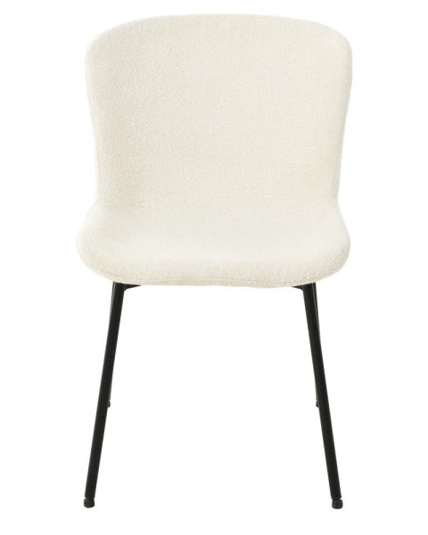 2 krzesła tapicerowane SABLE kremowe