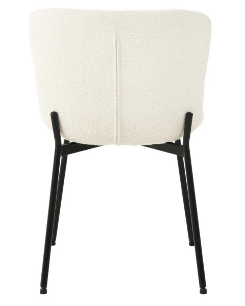 2 krzesła tapicerowane SABLE kremowe