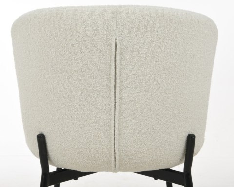 2 krzesła tapicerowane SABLE kremowe