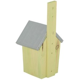 Budka lęgowa dla ptaków z cynkowym dachem 30 cm
