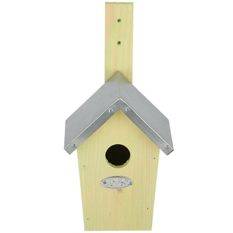 Budka lęgowa dla ptaków z cynkowym dachem 30 cm