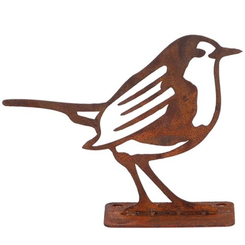 Dekoracja ogrodowa Ptak Rudzik 12,5x10 cm