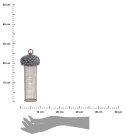 Karmnik dla ptaków wiszący na orzechy i ziarno 28 cm
