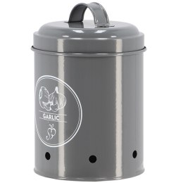 Pojemnik na czosnek vintage szary 1,15 L