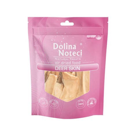 DOLINA NOTECI Natural Treats Skóra jelenia dla psa 150g