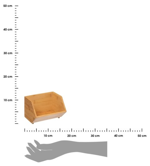 Mały organizer bambusowy