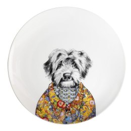 Mikasa Tipperleyhill, Talerze Porcelanowe Pies i Kot - 2 szt.