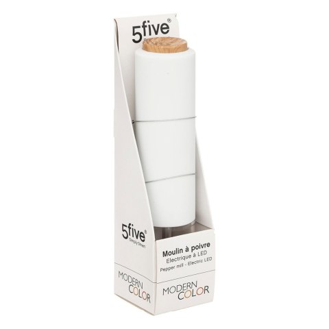 Młynek elektryczny do przypraw Biały