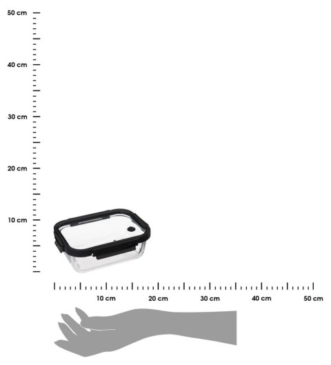 Szklany pojemnik do przechowywania 1,3L